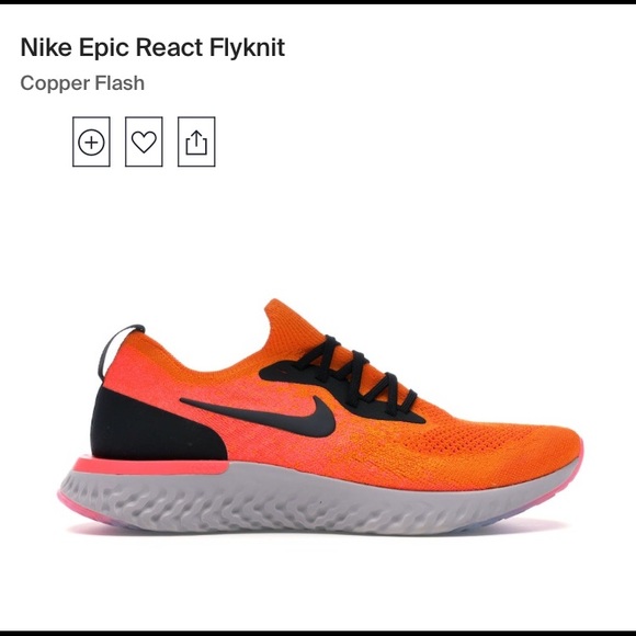 nike epic react flyknit size 7